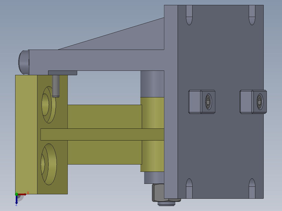 连接支架加工工艺及铣底面夹具设计【含三维SolidWorks】俯视图