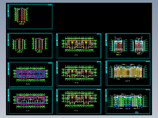 多层住宅建筑图纸E