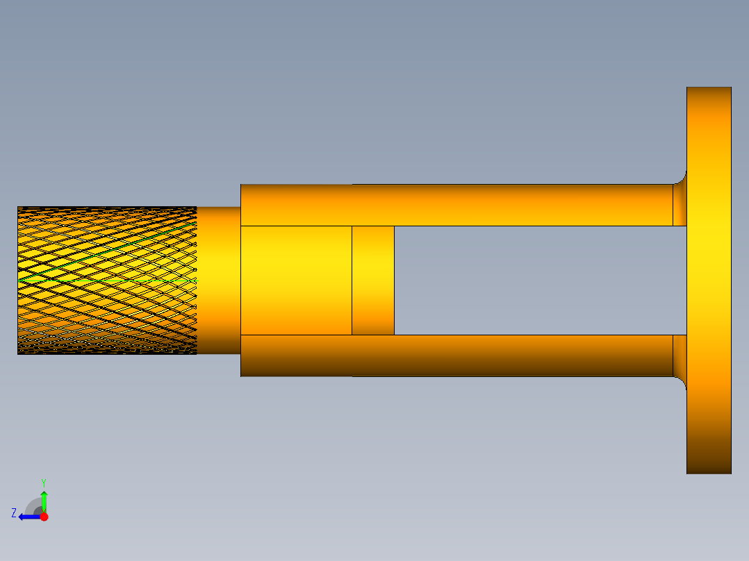 车加工DIY摆件右视图