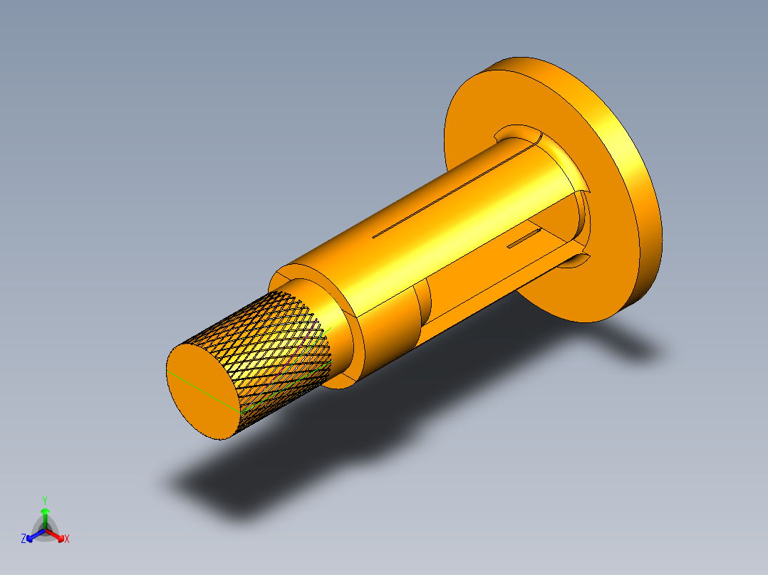 车加工DIY摆件正等轴测图