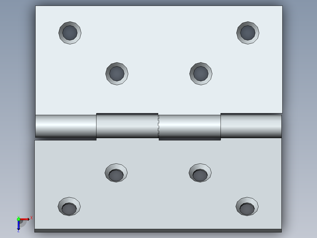 铰链、-合页frontis俯视图