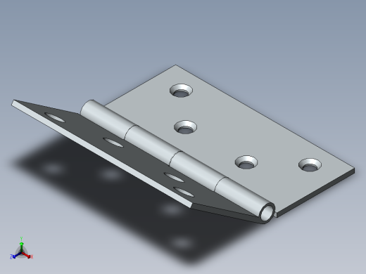 铰链、-合页frontis正等轴测缩略图