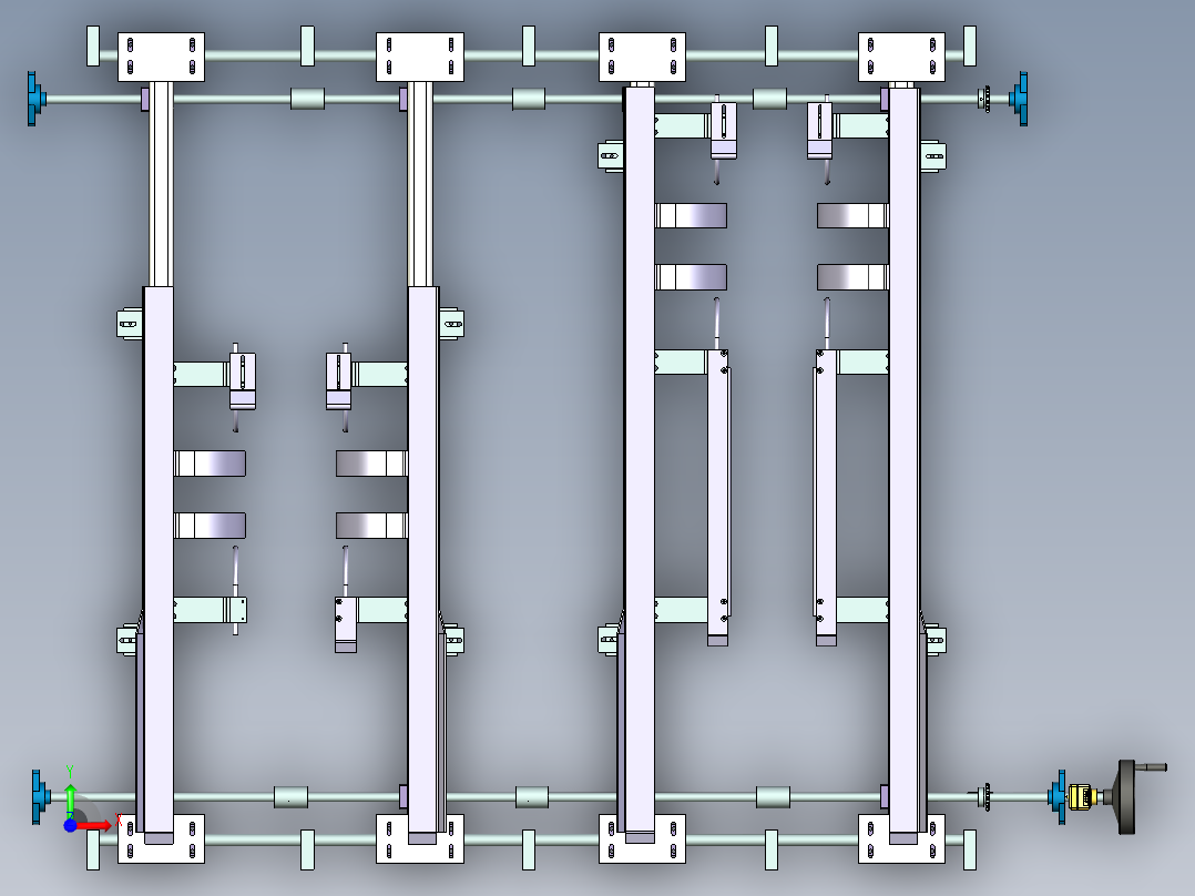 物料归纳机构设计前视图