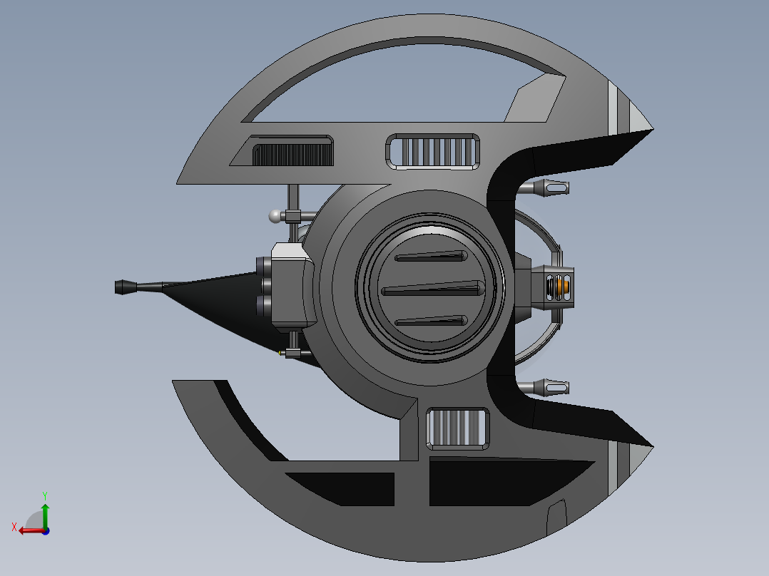 宇宙飞船(2)后视图