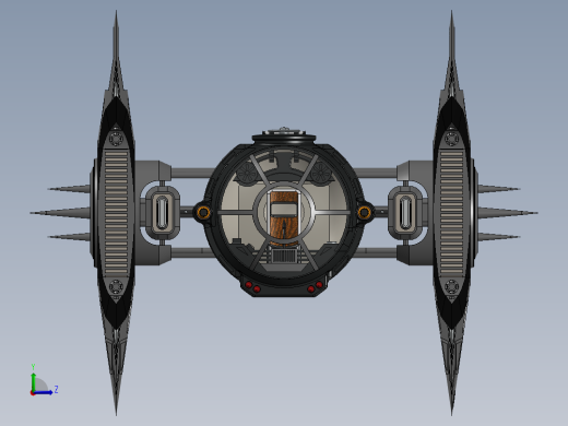 宇宙飞船(2)左视缩略图