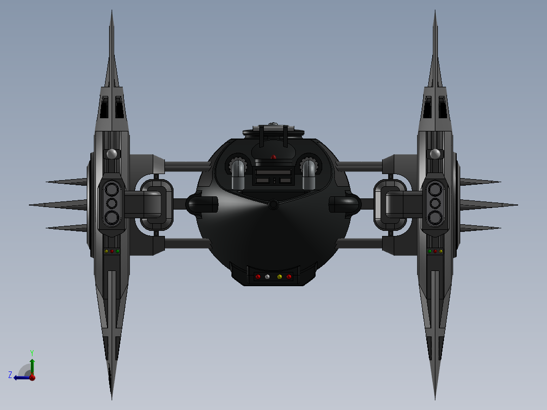 宇宙飞船(2)右视图