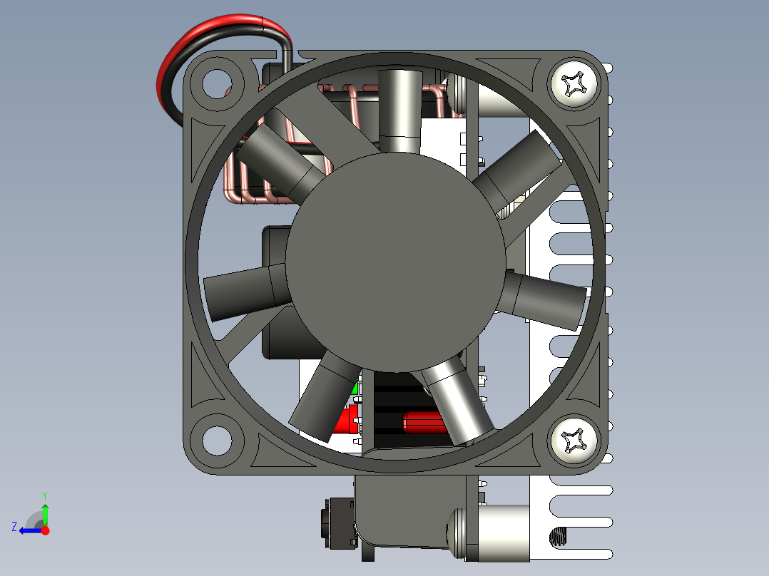 电路板、主板(101)右视图