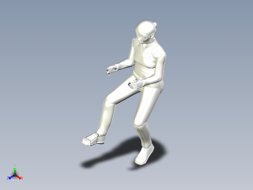 A2004785-女性 女人 人类 1.6米 人正等轴测缩略图