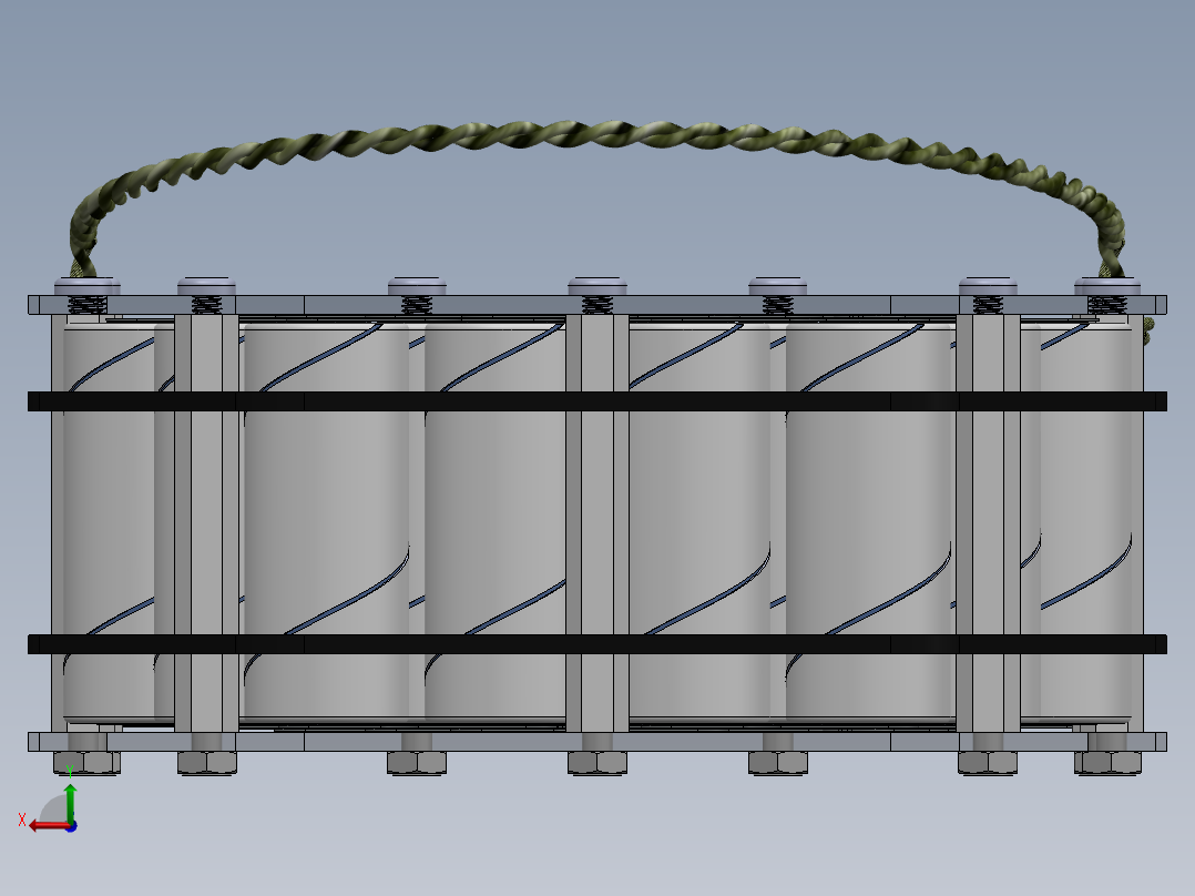 电池仓、电池(64)后视图