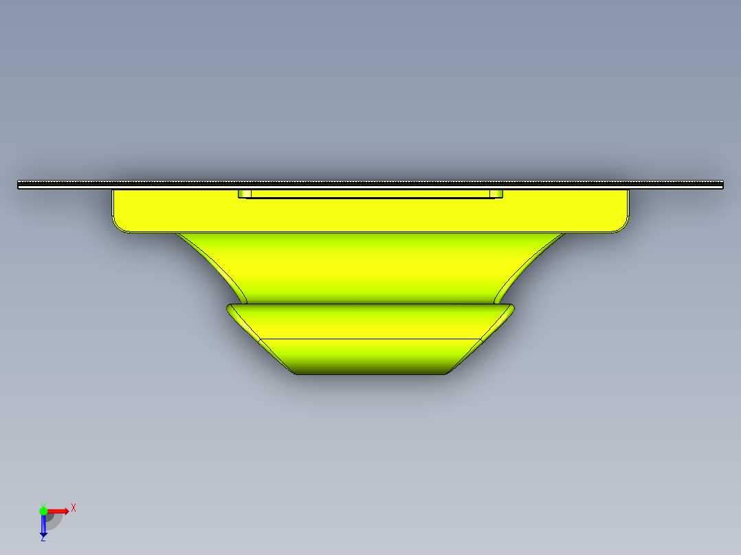 建筑绘图尺俯视图