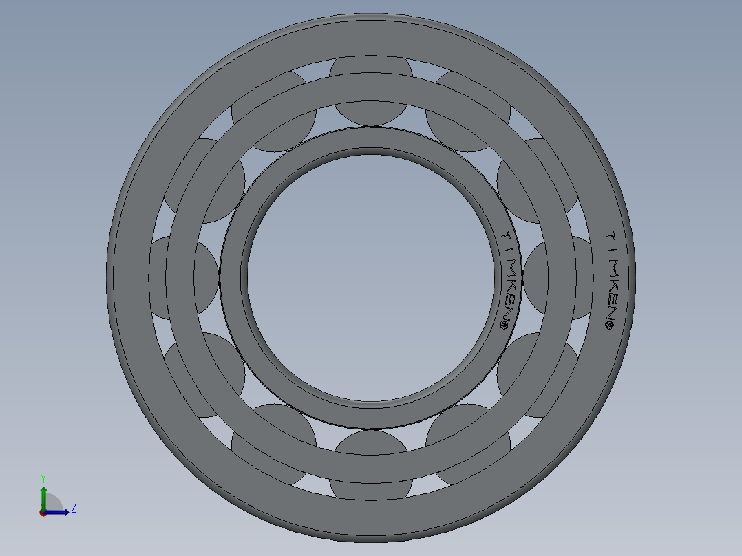 轴承140RU93R3左视图