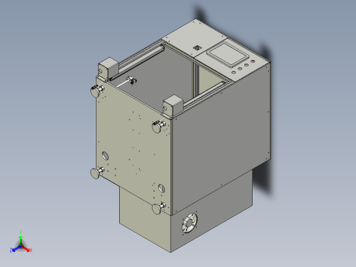 自动锁螺丝机（真空吸取螺丝上料）正等轴测缩略图