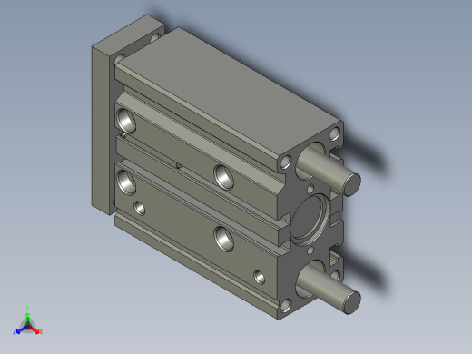 三轴气缸TCL16x40S(0CMSG-2)