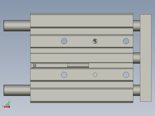 三轴气缸TCL16x40S(0CMSG-2)后视缩略图
