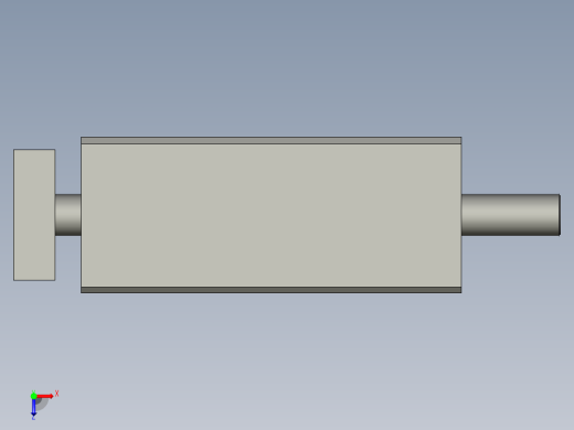 三轴气缸TCL16x40S(0CMSG-2)俯视缩略图
