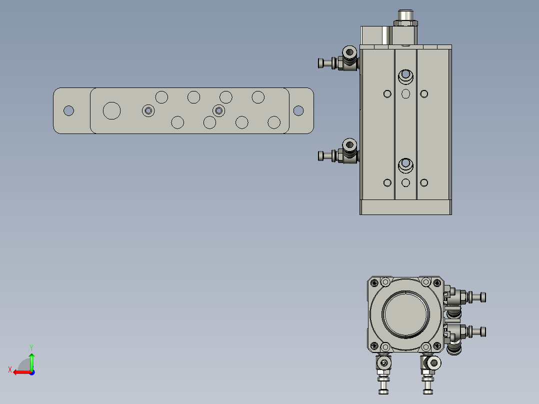 翻转机构-OP006后视图