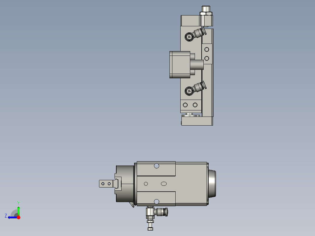 翻转机构-OP006右视图
