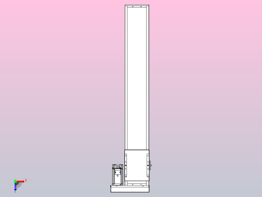 滚珠丝杠直线轴带导轨全封闭TPA-HCR-140D-2010C-L800-ML-C-P40-N3俯视缩略图