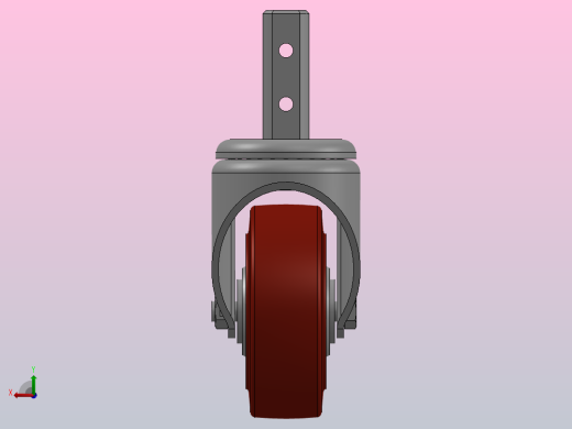 脚轮Colson-3_00414_909 2 1_2 LG X 7_8 SQUARE (MTG31)后视缩略图