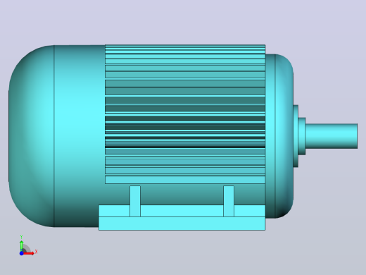 Y2-90L4 1.5kw电机.0002前视缩略图
