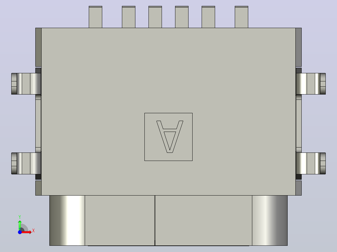 USB Type-C 6针 防水类型 IP67 级前视图