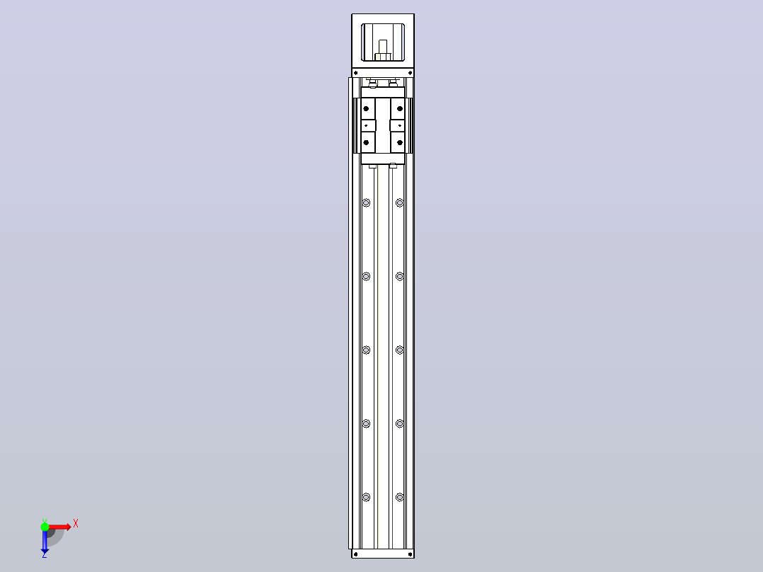 钢基模组TPA-KSR-8610C-640A1-M-F0S0俯视图