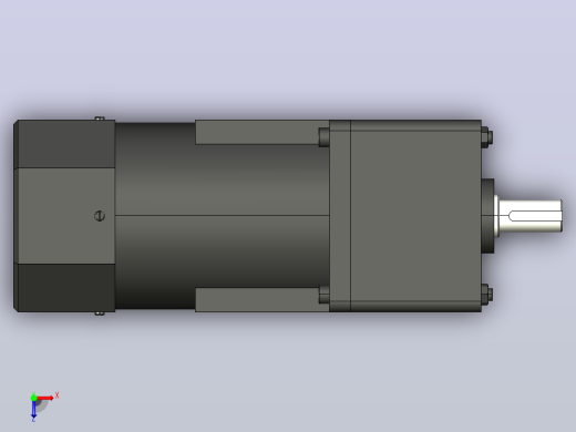 120W 微型减速电机[51K120GU-A]俯视缩略图