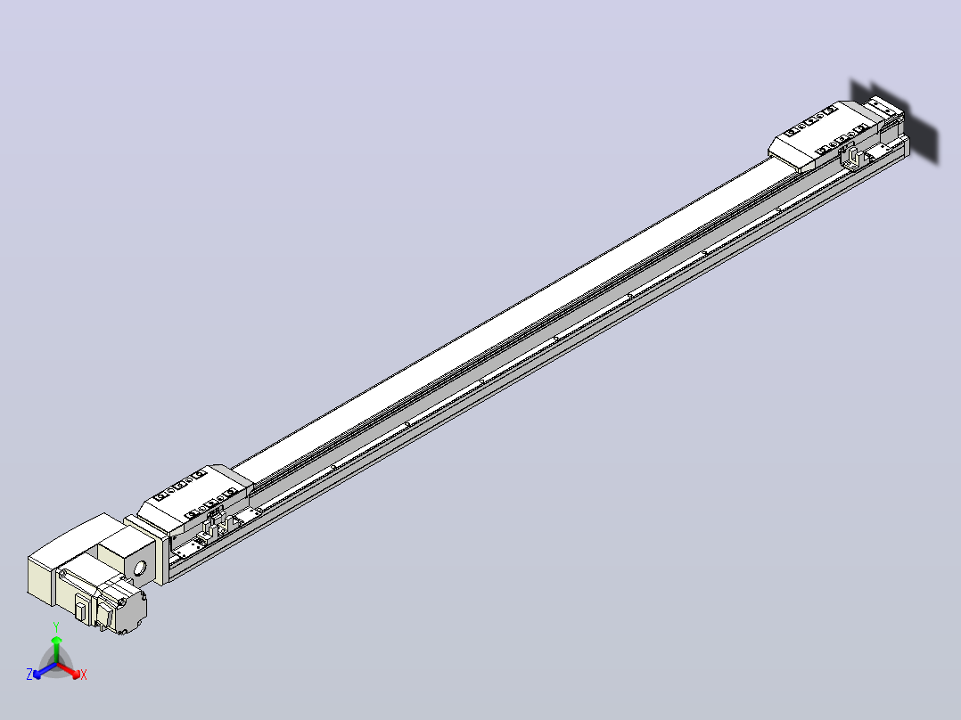皮带直线轴双滑块型TPA-GCBS-50-P42-L350-QL-M10-N3主视图