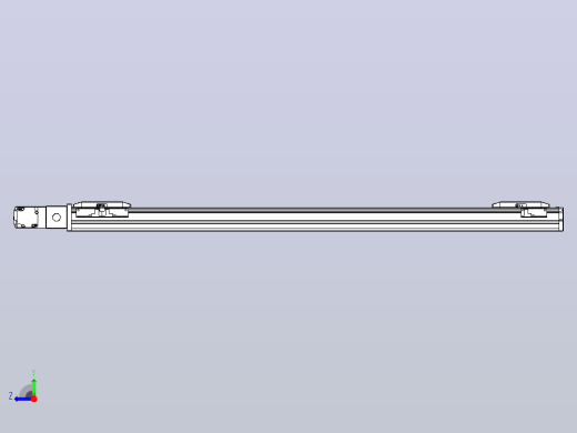 皮带直线轴双滑块型TPA-GCBS-50-P42-L350-QL-M10-N3右视缩略图