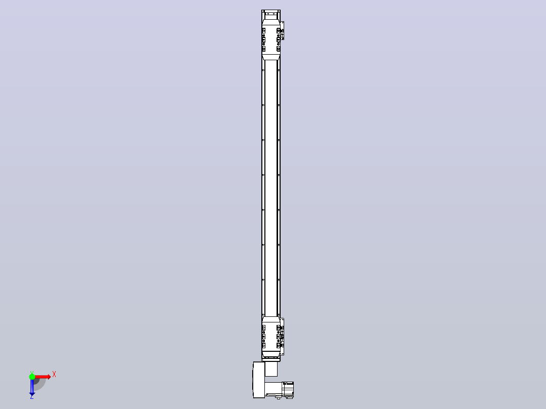 皮带直线轴双滑块型TPA-GCBS-50-P42-L350-QL-M10-N3俯视图