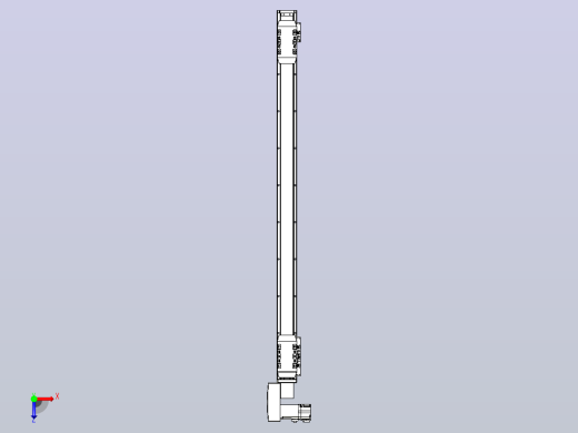 皮带直线轴双滑块型TPA-GCBS-50-P42-L350-QL-M10-N3俯视缩略图