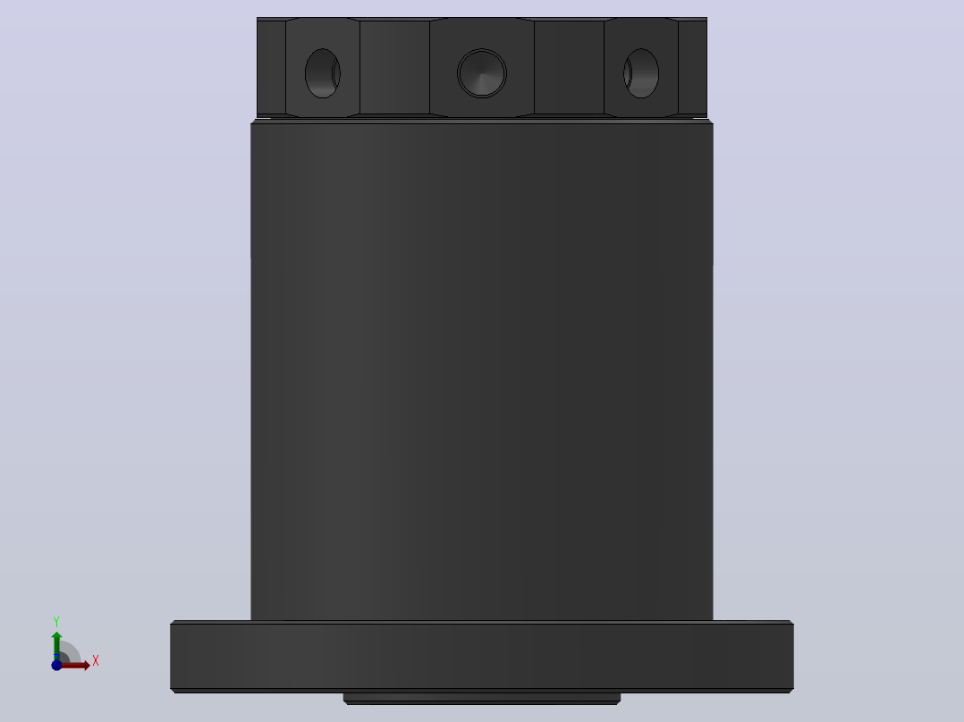 HWRA8F单转盘法兰盘型[HWRA8F]前视图