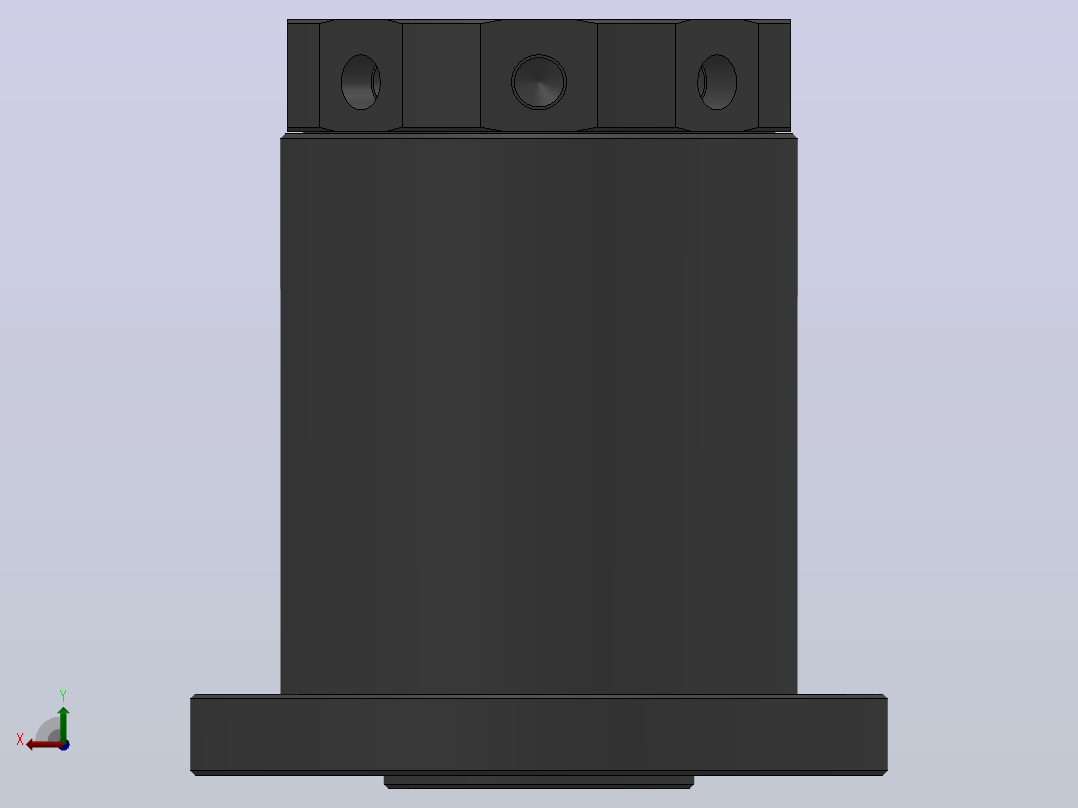 HWRA8F单转盘法兰盘型[HWRA8F]后视图