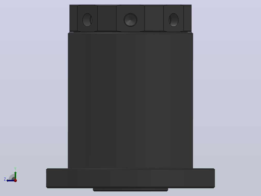 HWRA8F单转盘法兰盘型[HWRA8F]右视图
