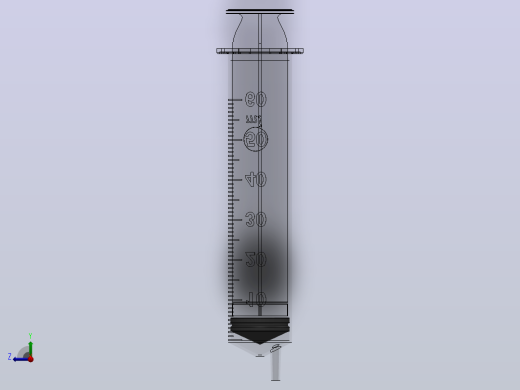 60ml毫升注射器右视缩略图