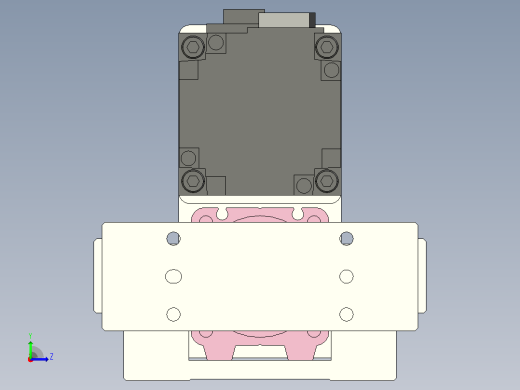 MTC32-100-P#-P-M200W-R MTC32电缸 200W伺服电机折装 带导杆支架左视缩略图