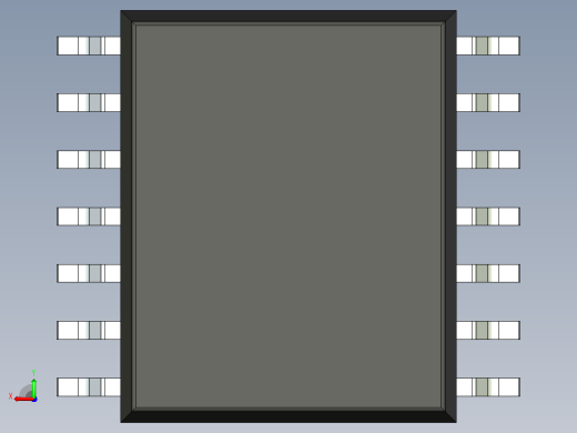 106x SOIC 封装（小外形集成电路）SOIC127P1030X265-14N后视缩略图