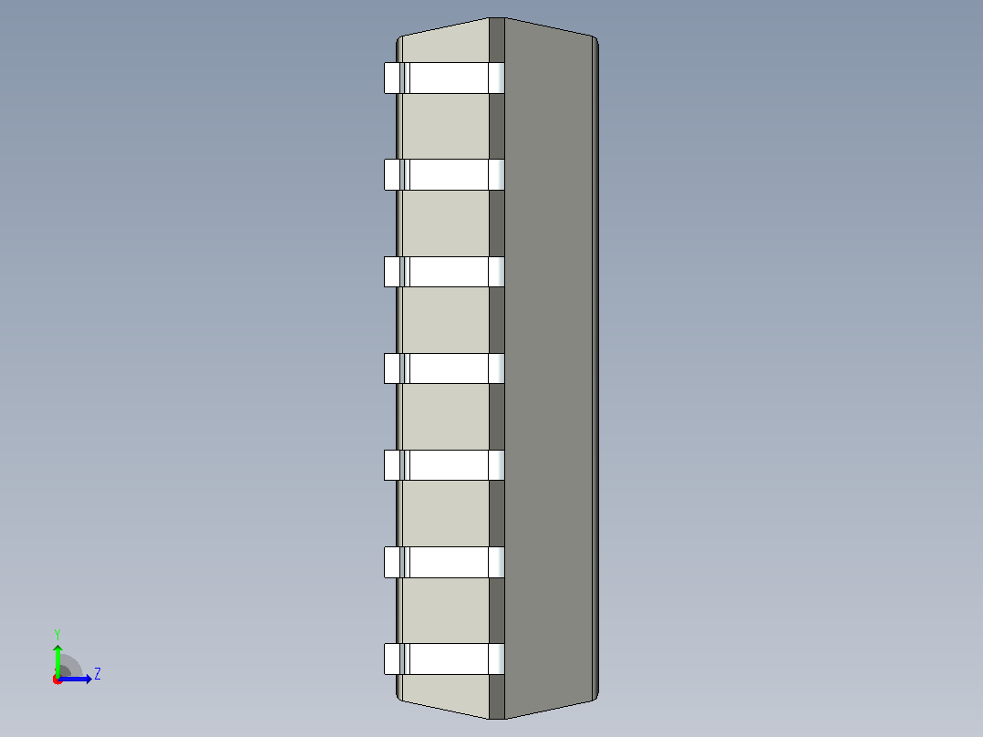 106x SOIC 封装（小外形集成电路）SOIC127P1030X265-14N左视图