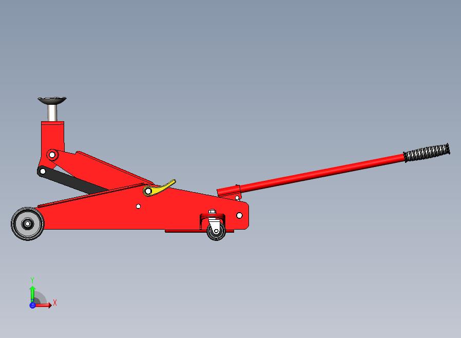 A22-普通液压千斤顶前视图