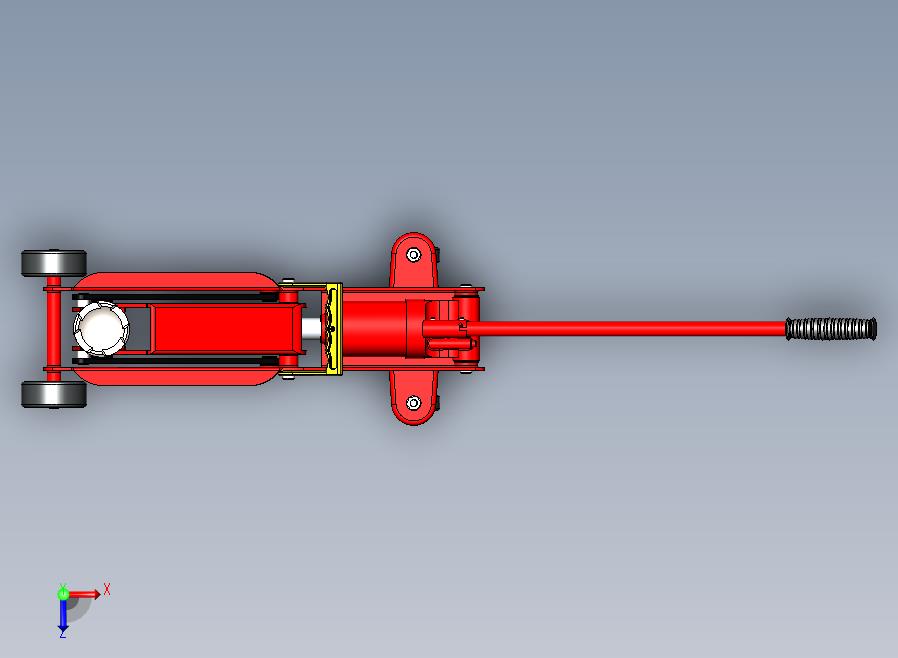 A22-普通液压千斤顶俯视图