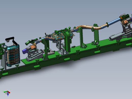 100.管路柔性焊接夹具