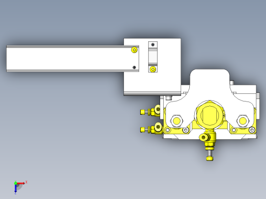 装载机机构俯视缩略图
