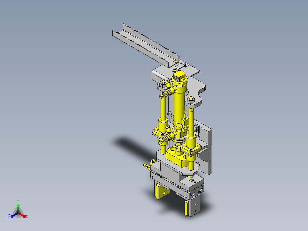 装载机机构正等轴测图