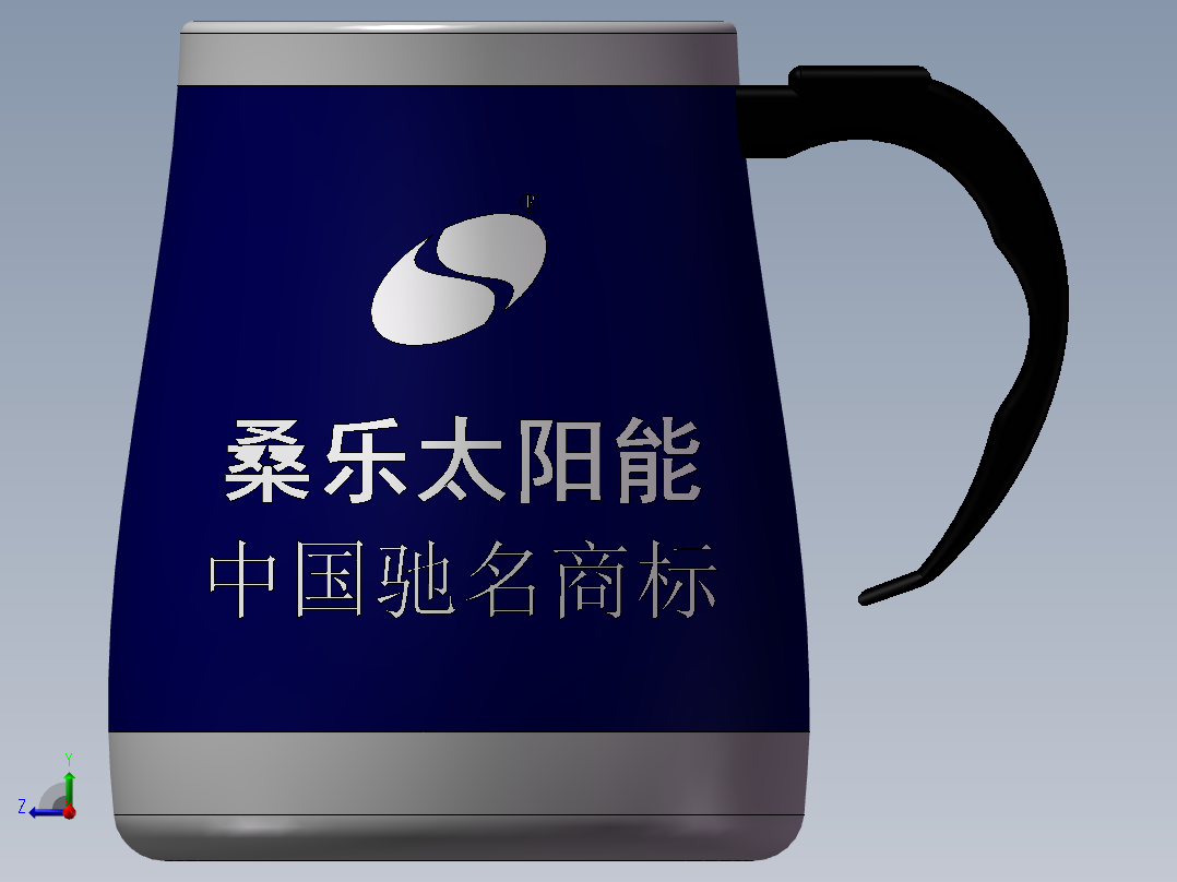 水杯和音响右视图