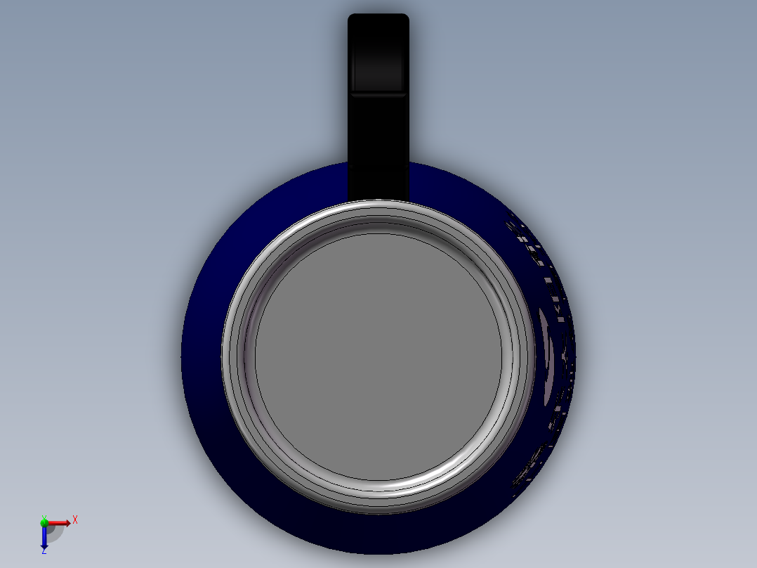 水杯和音响俯视图