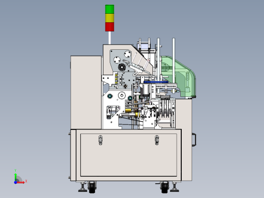 ZDH-ZUZ-003 自动高速装盒机 连续装盒机 全自动装盒机 3D模型前视缩略图