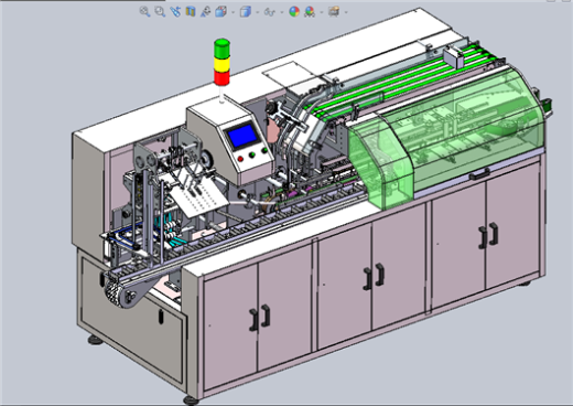 ZDH-ZUZ-003 自动高速装盒机 连续装盒机 全自动装盒机 3D模型缩略图