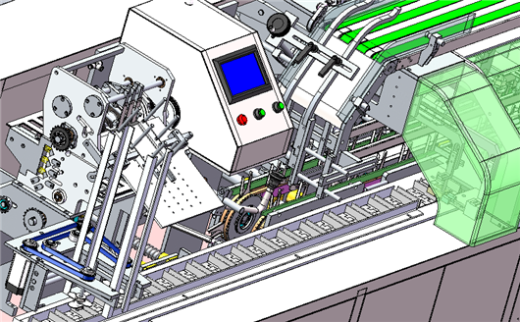 ZDH-ZUZ-003 自动高速装盒机 连续装盒机 全自动装盒机 3D模型缩略图