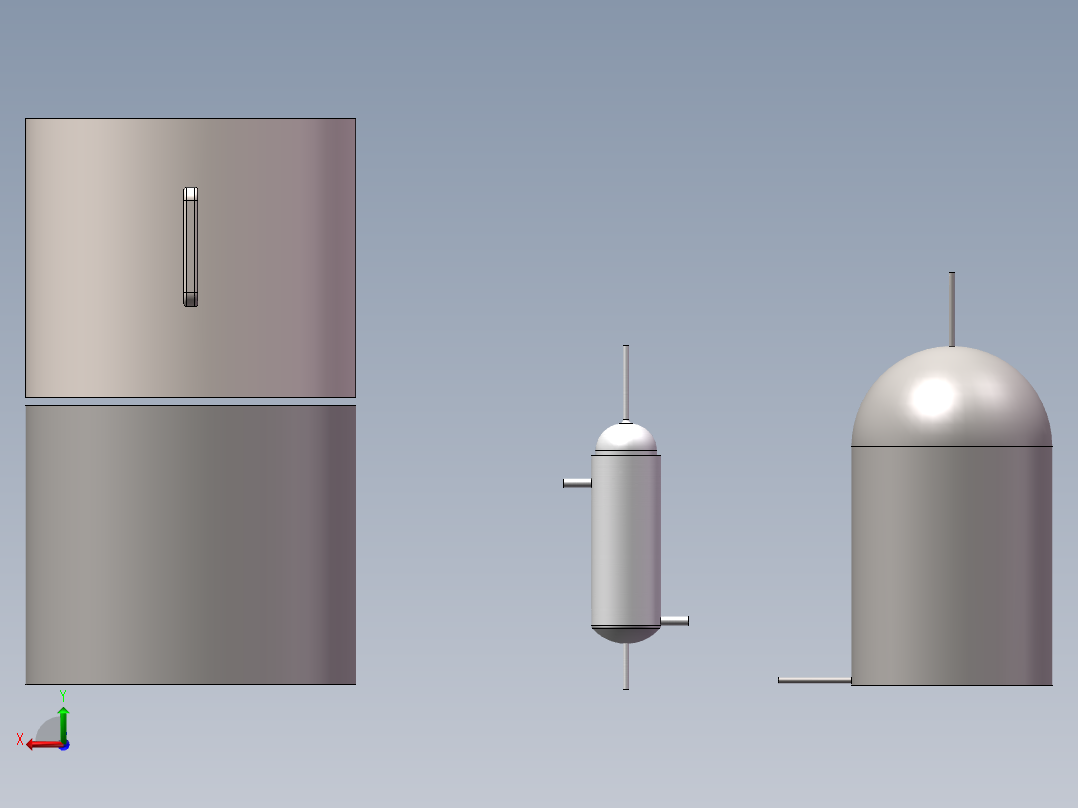 反应器总装图 釜式减粘装置工艺流程图后视图