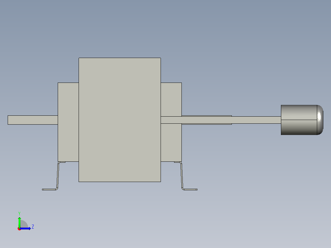 ABB - OT1600EM03P 隔离开关左视图